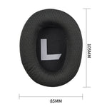 2 PCS Convient pour Somic G936N Commander Housse de casque Couverture éponge Casque de jeu Serre-tête, Maille noire