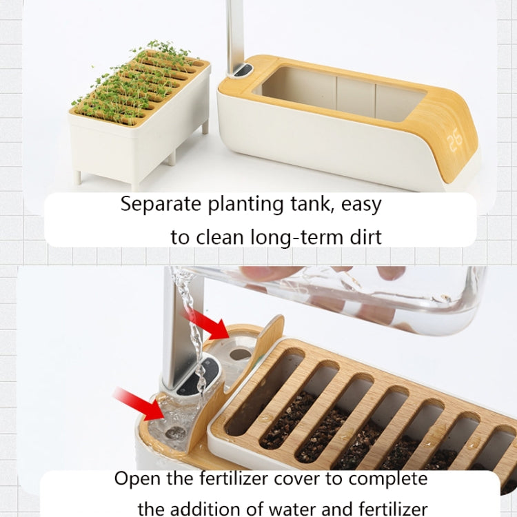 Machine intelligente H003 de plantation hydroponique de légumes, lampe de croissance végétale à spectre complet, pot de fleurs pour légumes en culture en sol