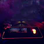 Tapis de souris antidérapant lumineux RGB à transfert thermique en caoutchouc F-01, 300x350x4mm, 350x600x3mm, 350x600x4mm, 300x800x3mm, 300x800x4mm