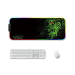 Tapis de souris antidérapant lumineux RGB à transfert thermique en caoutchouc F-01, 300x350x4mm, 350x600x3mm, 350x600x4mm, 300x800x3mm, 300x800x4mm