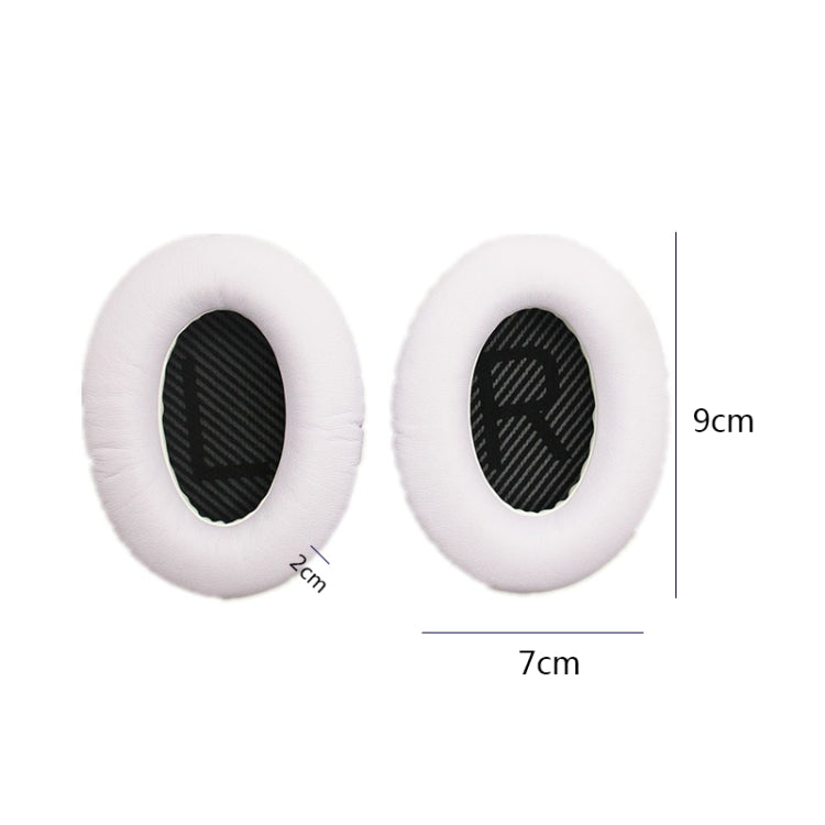2 pièces housse en mousse pour casque BOSE QC15 / QC2 / QC25 / AE2 / AE2i, couleur imprimée + bleu LR, blanc + bleu LR, couleur imprimée + noir, noir + noir, blanc + noir, couleur imprimée + gris, kaki + gris, café + gris, blanc + gris, gris + gris