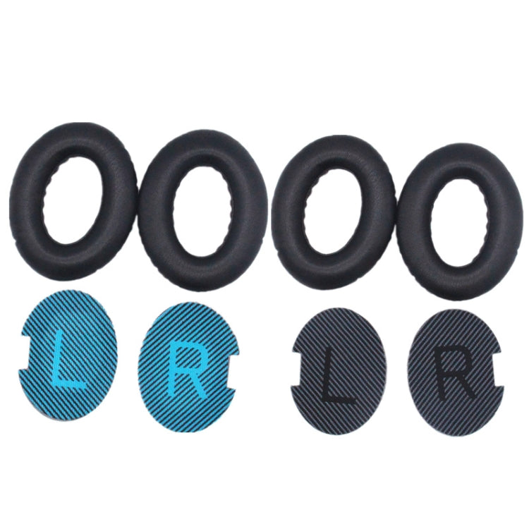 2 coques d'éponge de casque PCS pour Bose QC25 / QC15 / QC2 / QC35 / AE2i, en peau d'agneau