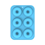 Outils de cuisson au four Moule à gâteau en silicone pour beignets, 8 cavités marron, 6 cavités bleu, 6 cavités violet, 6 cavités vert, 6 cavités orange, 6 cavités jaune, 6 cavités rouge