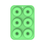 Outils de cuisson au four Moule à gâteau en silicone pour beignets, 8 cavités marron, 6 cavités bleu, 6 cavités violet, 6 cavités vert, 6 cavités orange, 6 cavités jaune, 6 cavités rouge