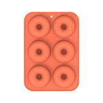 Outils de cuisson au four Moule à gâteau en silicone pour beignets, 8 cavités marron, 6 cavités bleu, 6 cavités violet, 6 cavités vert, 6 cavités orange, 6 cavités jaune, 6 cavités rouge