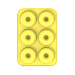 Outils de cuisson au four Moule à gâteau en silicone pour beignets, 8 cavités marron, 6 cavités bleu, 6 cavités violet, 6 cavités vert, 6 cavités orange, 6 cavités jaune, 6 cavités rouge