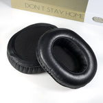 2 Coussins de Casque Éponge pour Sony MDR-DS7500 / RF7500, Style : Peau de Protéine Épaissie avec Coussins en Coton, Peau d'Agneau Épaissie avec Coussins en Coton, Peau de Protéine Originale, Peau d'Agneau Originale