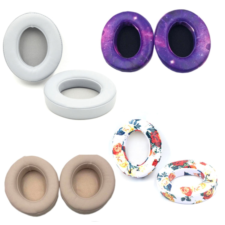 2 Couvercles d'écouteurs en éponge pour Beats Studio2.0, Floral, Gris Argenté, Ciel Étoilé, Or Rose