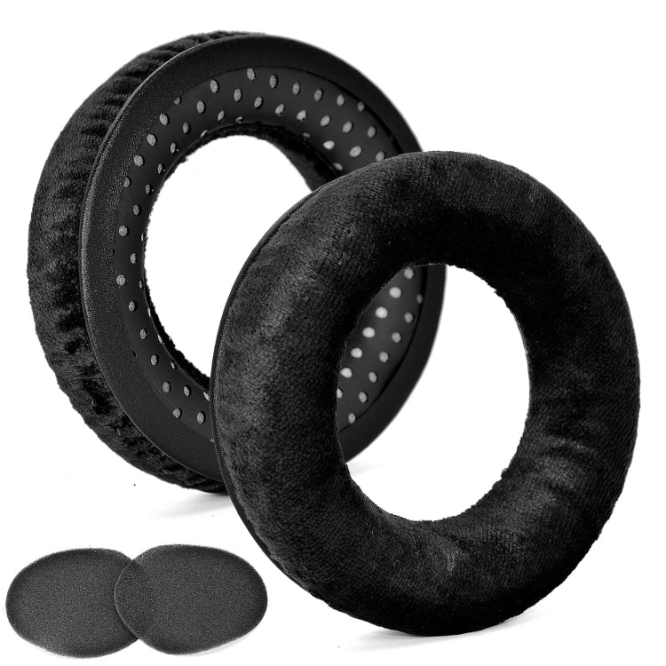 2 Paires de cache-écouteurs pour Beyerdynamic DT990 / DT880 / DT770 Pro, (Noir), (Gris), (Housse de serre-tête)