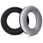2 Paires de cache-écouteurs pour Beyerdynamic DT990 / DT880 / DT770 Pro, (Noir), (Gris), (Housse de serre-tête)