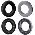 2 Paires de cache-écouteurs pour Beyerdynamic DT990 / DT880 / DT770 Pro, (Noir), (Gris), (Housse de serre-tête)
