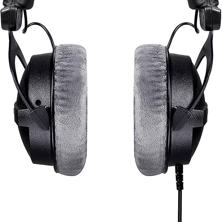 2 Paires de cache-écouteurs pour Beyerdynamic DT990 / DT880 / DT770 Pro, (Noir), (Gris), (Housse de serre-tête)