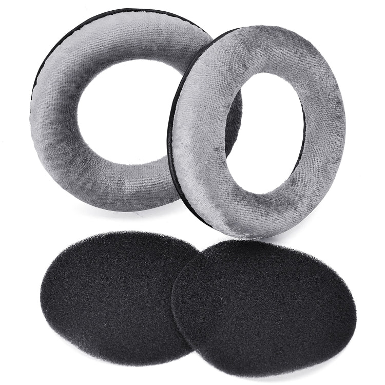 2 Paires de cache-écouteurs pour Beyerdynamic DT990 / DT880 / DT770 Pro, (Noir), (Gris), (Housse de serre-tête)