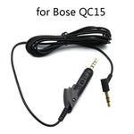 3 Câbles audio de remplacement jack 3,5 mm vers jack 3,5 mm pour Bose QC15 / QC2, 1,8 m
