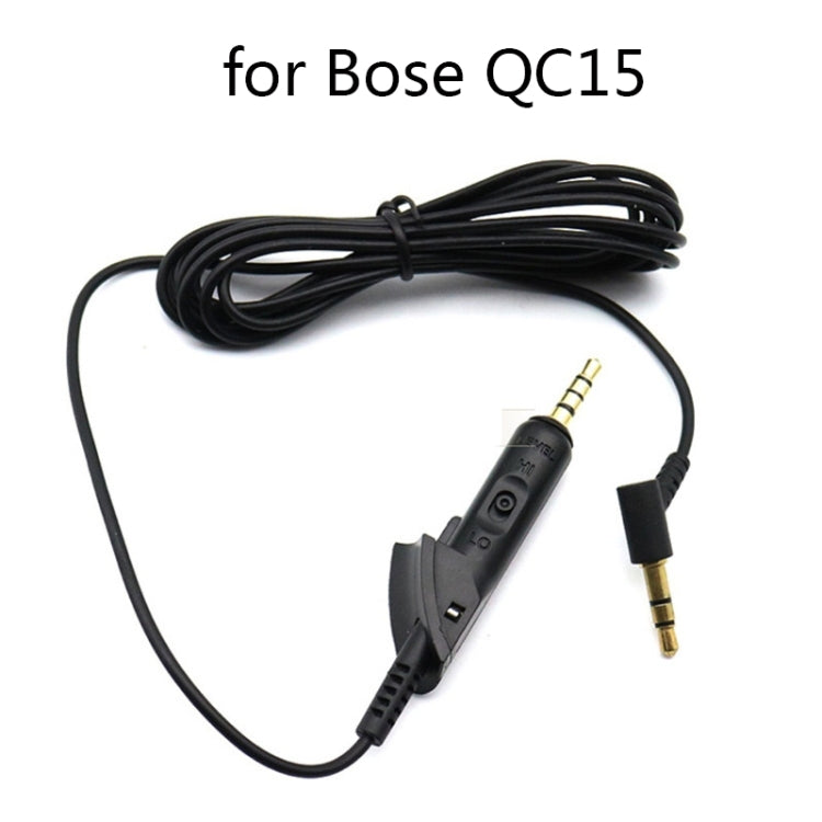 3 Câbles audio de remplacement jack 3,5 mm vers jack 3,5 mm pour Bose QC15 / QC2, 1,8 m