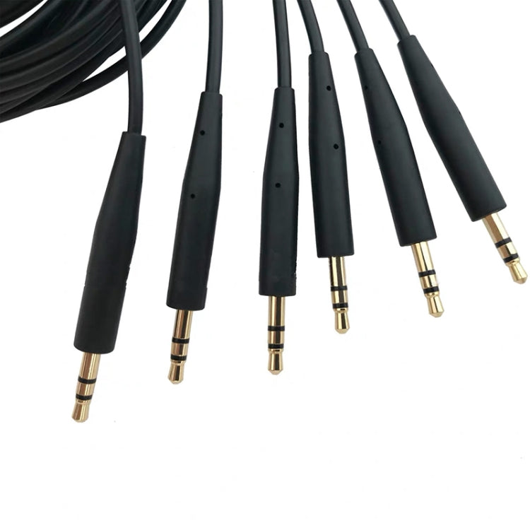 2 PCS 3.5mm To 2.5mm Audio Cable For Bose QC25 / QC35 / Soundtrue / SoundLink / OE2