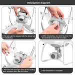 Cache de protection pour boucle de verrouillage de nacelle de caméra DJI Phantom 4 Pro
