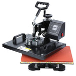 WL2938T Machine de transfert de chaleur 5 en 1 1200W pour l'impression de t-shirts, prise UE, 1200W