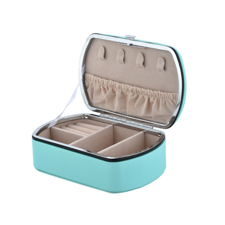 HN-001 Boîte de rangement portable de voyage pour rouges à lèvres et bijoux, version collier rose, version miroir rose, version collier bleue, version miroir bleue, version collier orange, version miroir orange, version collier dorée, version miroir dorée