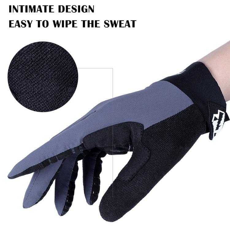 WEST BIKING YP0211214 Gants longs antichoc, antidérapants et compatibles écrans tactiles pour le cyclisme et le sport, Tailles M, L, XL