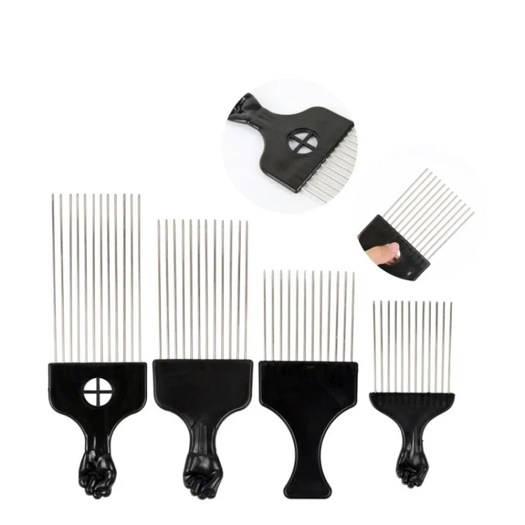3 peignes à cheveux en acier avec aiguille, pour huiles, en plastique, peigne à queue pointue, P2020, P2021, C6, C5