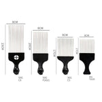 3 peignes à cheveux en acier avec aiguille, pour huiles, en plastique, peigne à queue pointue, P2020, P2021, C6, C5