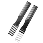 Lot de 10 peignes plats de coiffure en plastique