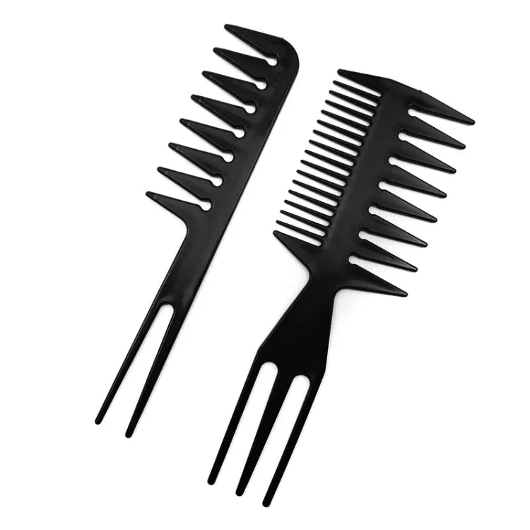 Lot de 10 peignes plats de coiffure en plastique
