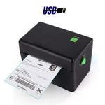 Imprimante d'étiquettes thermique XP-108B 4 pouces 108mm, imprimante de codes-barres pour étiquettes d'expédition UPS DHL USPS DPD POCHTA, prise EU, USB, version USB + Bluetooth