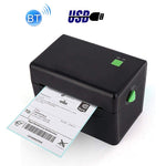 Imprimante d'étiquettes thermique XP-108B 4 pouces 108mm, imprimante de codes-barres pour étiquettes d'expédition UPS DHL USPS DPD POCHTA, prise EU, USB, version USB + Bluetooth