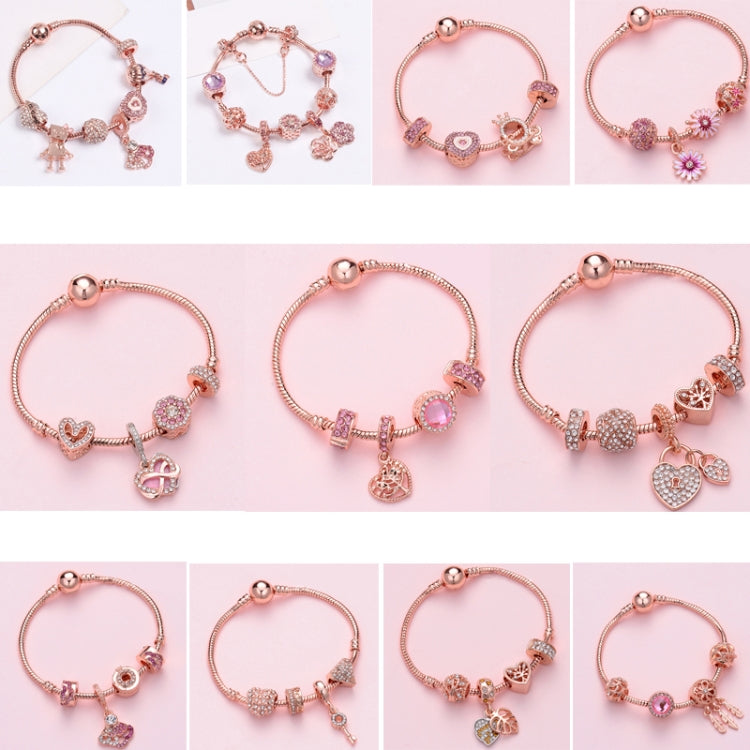 Bracelet en perles or rose pour femme, SL124 18cm, SL124 19cm, SL124 20cm, SL125 18cm, SL125 19cm, SL125 20cm, SL126 18cm, SL126 19cm, SL126 20cm, SL128 18cm, SL128 19cm, SL128 20cm, SL129 18cm, SL129 19cm, SL129 20cm, SL130 18cm, SL130 19cm, SL130 20cm