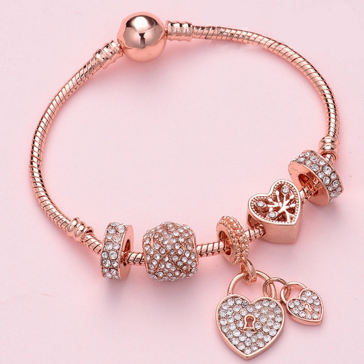 Bracelet en perles or rose pour femme, SL124 18cm, SL124 19cm, SL124 20cm, SL125 18cm, SL125 19cm, SL125 20cm, SL126 18cm, SL126 19cm, SL126 20cm, SL128 18cm, SL128 19cm, SL128 20cm, SL129 18cm, SL129 19cm, SL129 20cm, SL130 18cm, SL130 19cm, SL130 20cm