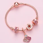 Bracelet en perles or rose pour femme, SL124 18cm, SL124 19cm, SL124 20cm, SL125 18cm, SL125 19cm, SL125 20cm, SL126 18cm, SL126 19cm, SL126 20cm, SL128 18cm, SL128 19cm, SL128 20cm, SL129 18cm, SL129 19cm, SL129 20cm, SL130 18cm, SL130 19cm, SL130 20cm