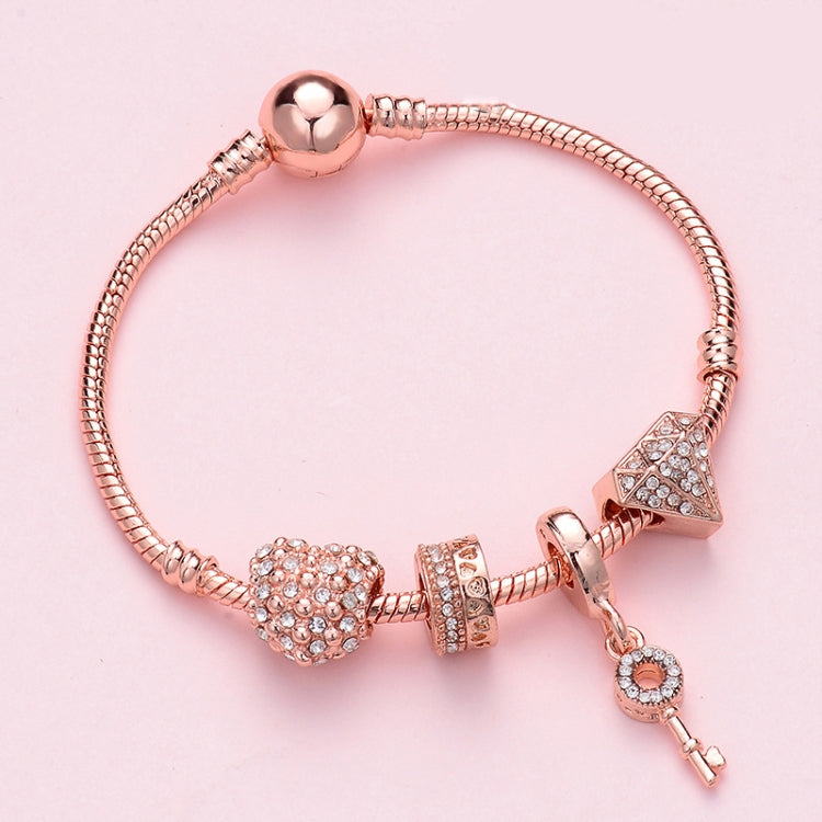 Bracelet en perles or rose pour femme, SL124 18cm, SL124 19cm, SL124 20cm, SL125 18cm, SL125 19cm, SL125 20cm, SL126 18cm, SL126 19cm, SL126 20cm, SL128 18cm, SL128 19cm, SL128 20cm, SL129 18cm, SL129 19cm, SL129 20cm, SL130 18cm, SL130 19cm, SL130 20cm