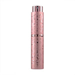 2 vaporisateurs de parfum rotatifs en métal gaufré, flacon pulvérisateur d'alcool stérilisant, 10 ml