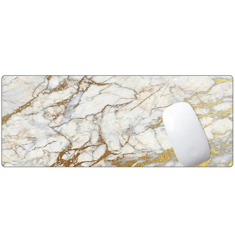 Tapis de souris en caoutchouc résistant à l'usure motif marbre, 300x800x4mm, 400x900x2mm, 400x900x3mm