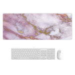 Tapis de souris en caoutchouc résistant à l'usure motif marbre, 400x900x4mm, 400x900x5mm, 300x800x5mm, 300x700x4mm