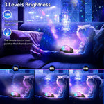 DQ-M3 LED Ciel étoilé rotatif Lumière Bluetooth Musique Planètes Projecteur océan Support carte TF,Style:, USB + Bluetooth, Batterie + Bluetooth