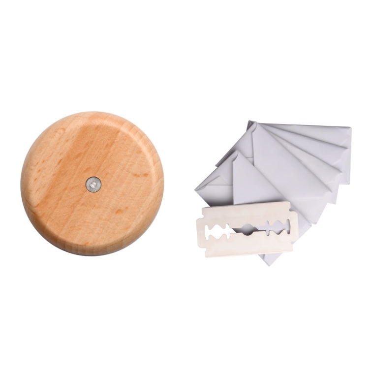 Couteau rond pour pain Baguette, couteau à pain double face en bois avec 5 lames, hêtre, poirier à fleurs, motif 1 poirier à fleurs, motif 2 poirier à fleurs, motif 3 poirier à fleurs, motif 4 poirier à fleurs, motif 5 poirier à fleurs