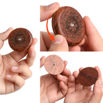 Couteau rond pour pain Baguette, couteau à pain double face en bois avec 5 lames, hêtre, poirier à fleurs, motif 1 poirier à fleurs, motif 2 poirier à fleurs, motif 3 poirier à fleurs, motif 4 poirier à fleurs, motif 5 poirier à fleurs