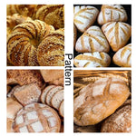 Couteau rond pour pain Baguette, couteau à pain double face en bois avec 5 lames, hêtre, poirier à fleurs, motif 1 poirier à fleurs, motif 2 poirier à fleurs, motif 3 poirier à fleurs, motif 4 poirier à fleurs, motif 5 poirier à fleurs