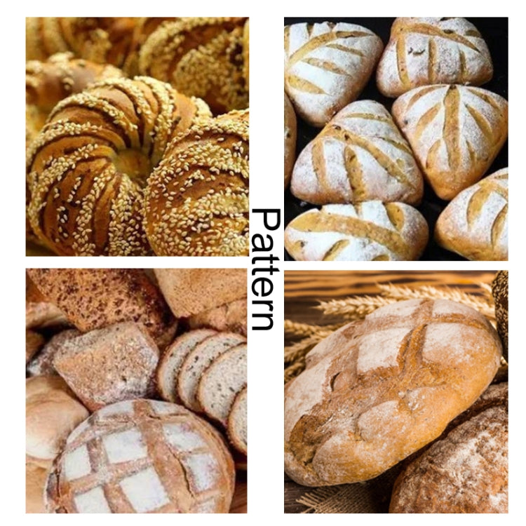 Couteau rond pour pain Baguette, couteau à pain double face en bois avec 5 lames, hêtre, poirier à fleurs, motif 1 poirier à fleurs, motif 2 poirier à fleurs, motif 3 poirier à fleurs, motif 4 poirier à fleurs, motif 5 poirier à fleurs