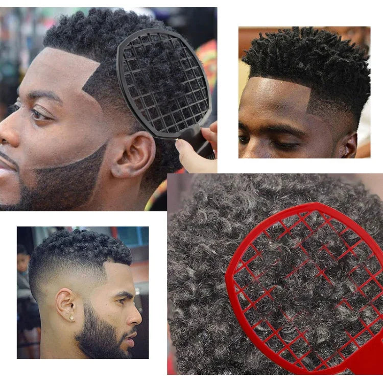 Peigne à cheveux bouclés pour hommes, peigne à cheveux Afro sales, NO8-1 Noir, NO8-2 Rouge, NO8-3 Rose, NO8-4 Bleu