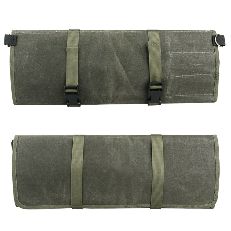 Sac de rangement pour couteaux de chef en toile cirée, Sac de rangement pour couteaux