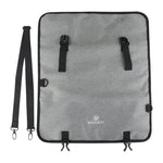 WESSLECO Sac de rangement pour couteaux de chef en tissu Oxford, WESSLECO Gris