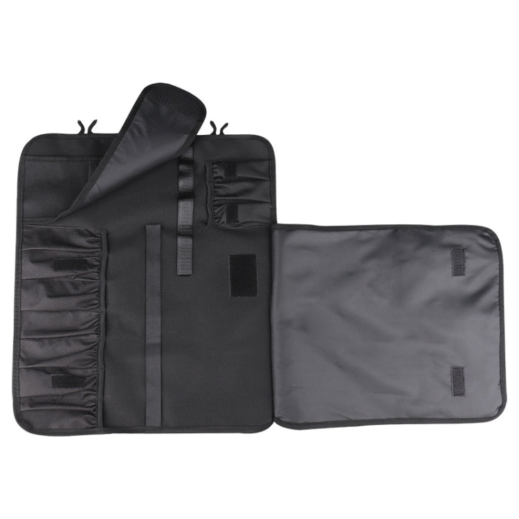 WESSLECO Sac de rangement pour couteaux de chef en tissu Oxford, WESSLECO Gris