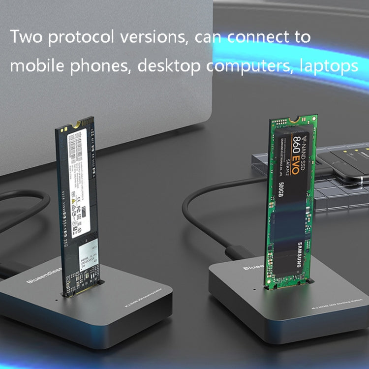 M.2 NGFF / NVME Disque SSD à état solide USB3.1 pour ordinateur portable, boîtier externe SSD, style : SD01 (protocole M.2 SATA), SD02 (protocole M.2 NVME)