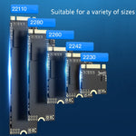 M.2 NGFF / NVME Disque SSD à état solide USB3.1 pour ordinateur portable, boîtier externe SSD, style : SD01 (protocole M.2 SATA), SD02 (protocole M.2 NVME)