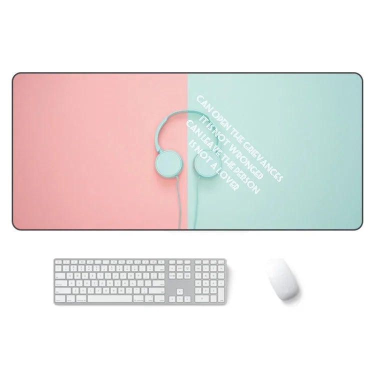 Tapis de Souris Antidérapant AM-DM01 en Caoutchouc, Protège le Poignet, pour Bureau et Étude, 300x700x3mm, 300x700x4mm, 300x700x5mm, 300x800x3mm, 300x800x4mm