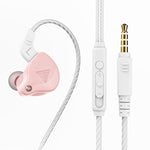Écouteurs sport filaires intra-auriculaires 3,5 mm avec caisson de basses QKZ AK6, 2 pièces, 2 paires